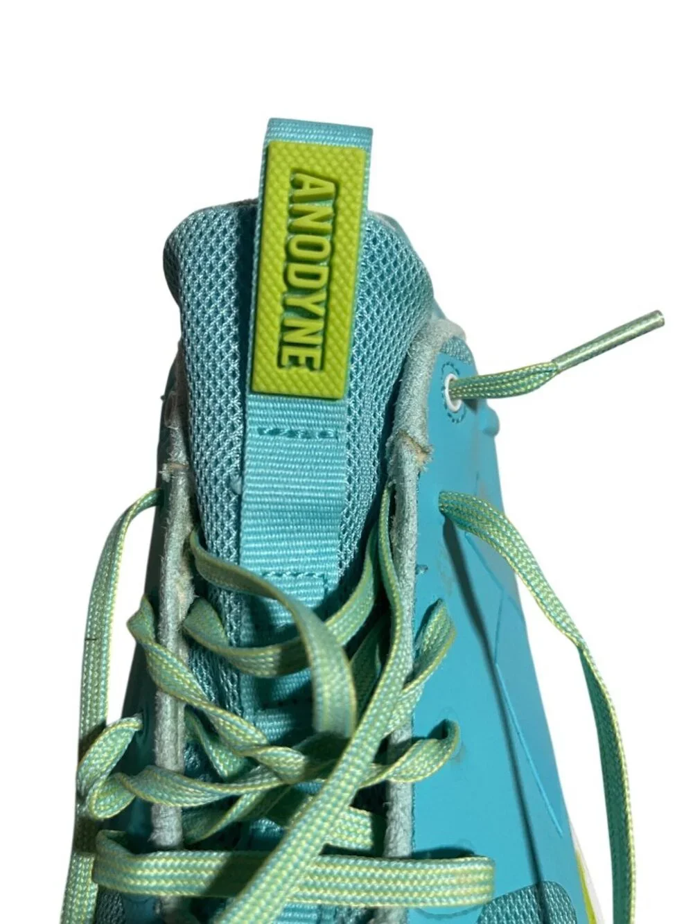 Anodyne No 23 Sport Runner Womens Sneakers US 8.5W Aqua & Lime